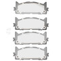 DFC Rotors with 5000 Advanced Brake Pads for 2007-2018 Lexus/Toyota (ES300h, ES350, Avalon, Camry) 6502-76465