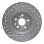 DFC Rotors-Drilled and Slotted-Silver with 5000 Advanced Brake Pads for 1990-1992 Toyota (Celica) 7502-76033