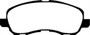 EBC 11-14 Chrysler 200 2.4 Ultimax2 Front Brake Pads