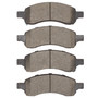 R1 Ceramic Pads for 2007-2017 Buick/Chevrolet/GMC (Enclave, Traverse, Acadia, Acadia Limited) 2310-1169-10