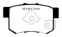 EBC 10-12 Acura RDX 2.3 Turbo Redstuff Rear Brake Pads