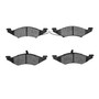 R1 Optimum Oe Pads for 1983-1994 Ford/Mercury (Escort, EXP, Tempo, LN7) 2551-0257-00