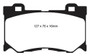 EBC 08-15 Infiniti G37 3.7 Greenstuff Front Brake Pads