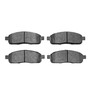 R1 Optimum Oe Pads for 2004-2009 Ford/Lincoln (F-150, F-150 Heritage, Mark LT) 2551-1011-00