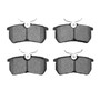R1 Optimum Oe Pads for 2001-2019 Ford (Fiesta, Focus) 2551-0886-00