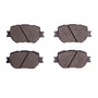 R1 Optimum Oe Pads for 2014-2015 Lexus (IS250) 2551-1733-00