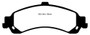 EBC 02 Cadillac Escalade 5.3 (PBR rear caliper) Yellowstuff Rear Brake Pads