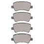 R1 Euro Ceramic Pads for 2007-2018 Land Rover/Volvo (LR2, Range Rover Evoque, S60, S60 Cross Country) 2600-1307-00