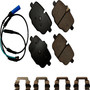 EURO Brake Pads EUR1850 - front view