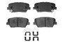 Brake Pads AD1815 - kit contents