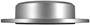 Brake Rotor P6R217U - side view