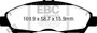 EBC 2017+ GMC Acadia (2nd Gen) 2.5L Greenstuff Front Brake Pads
