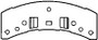 Priority 1 Brake Pads CFM369 - back view