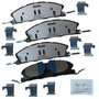 Fleet Metlok Brake Pads MKD1611AFM - front view