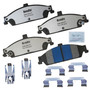 Fleet Metlok Brake Pads MKD752FM - front view