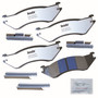 Fleet Metlok Brake Pads MKD758FM - front view