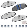 Fleet Metlok Brake Pads MKD2179FM - front view