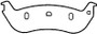 Fleet Metlok Brake Pads MKD932FM - back view