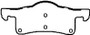Fleet Metlok Brake Pads MKD935FM - back view