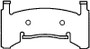 Fleet Metlok Brake Pads MKD154FM - back view