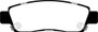 EBC 07+ Buick Enclave 3.6 Greenstuff Rear Brake Pads