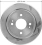 Brake Drum for 1984-1987 Honda (Civic, Wagovan) PDR0473 - front view