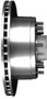 Rotor and Hub Assem for 1968-1975 Ford (F-250) PRT1052 - side view