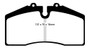 EBC 05+ Ford Saleen Mustang Brembo front calipers Yellowstuff Front Brake Pads