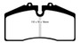 EBC 05+ Ford Saleen Mustang Brembo front calipers Yellowstuff Front Brake Pads