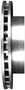 Disc Brake Rotor for 1987-1993 Ford/Mercury (Mustang, Thunderbird, Cougar) PRT1527FC - side view
