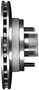 Rotor and Hub Assem for 1992-1994 Ford/Mazda (Explorer, Navajo) PRT1857 - side view