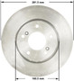 Disc Brake Rotor for 1991-1996 Acura (NSX) PRT1769 - front view