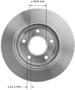 Disc Brake Rotor for 1994-2001 Buick/Chevrolet/Oldsmobile (Regal, Lumina, Monte Carlo, Cutlass Supreme) PRT5064FC - back view