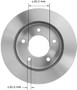 Disc Brake Rotor for 1997-2004 Ford (F-150, F-150 Heritage) PRT5146 - back view