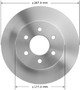Disc Brake Rotor for 1997-2002 Dodge (Dakota, Durango) PRT5147 - front view