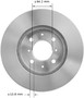 Disc Brake Rotor for 1990-2014 Acura/Honda (Integra, Civic, Civic del Sol, EL) PRT1471 - back view