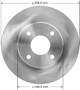 Disc Brake Rotor for 2000-2004 Ford (Focus) PRT5273 - front view