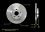 Disc Brake Rotor for 2002-2006 Acura/Honda (RSX, CR-V) PRT5557 - front view