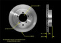 Disc Brake Rotor for 2003-2006 Mitsubishi (Lancer) PRT5570 - front view