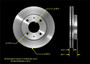 Disc Brake Rotor for 2001-2006 Hyundai (Elantra) PRT5576 - front view