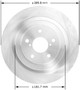 Disc Brake Rotor for 2005-2009 Subaru (Legacy) PRT5744 - front view
