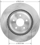 Disc Brake Rotor for 2005-2011 Audi (A6 Quattro, A6) PRT5985 - front view