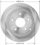 Disc Brake Rotor for 2005-2006 Pontiac (GTO) PRT5864 - front view