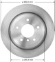 Disc Brake Rotor for 2009-2016 BMW (Z4) PRT6043 - front view