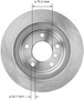 Disc Brake Rotor for 2009-2016 BMW (Z4) PRT6043 - back view