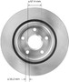 Disc Brake Rotor for 2008-2009 Pontiac (G8) PRT5865 - back view