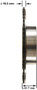 Disc Brake Rotor for 2007-2015 INFINITI (G35, G37, Q60) PRT5816 - side view