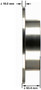 Disc Brake Rotor for 2012-2023 Subaru (Impreza, XV Crosstrek, Forester, Crosstrek) PRT6157 - side view