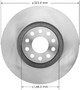 Disc Brake Rotor for 2000-2003 Audi (A8 Quattro) PRT6081 - front view