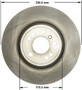 Disc Brake Rotor for 2012-2018 Mercedes-Benz (ML350, ML250, GLE300d, GLE350) PRT6189 - front view